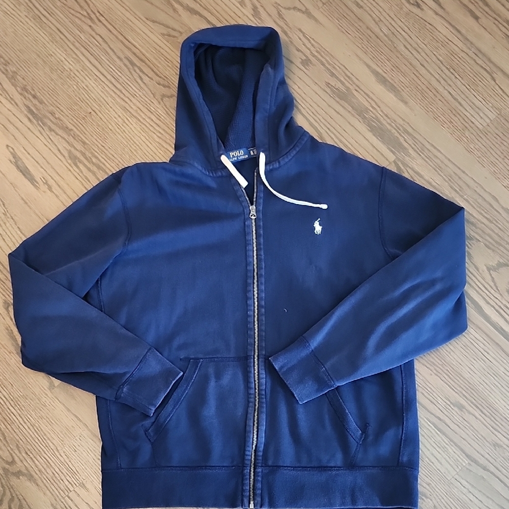 Ralph Lauren Navy Zip-Up Hoodie